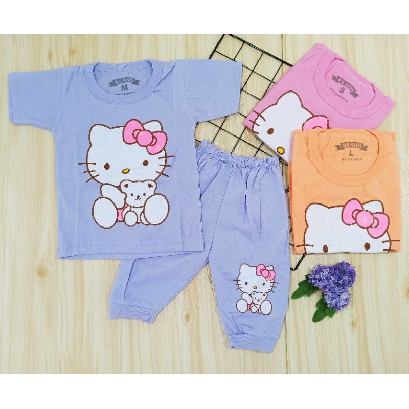 [Ss-1047] Setelan Anak Perempuan 1-3tahun, Playsuit Baju Bermain, Pakaian Anak, Baju Kaos Anak