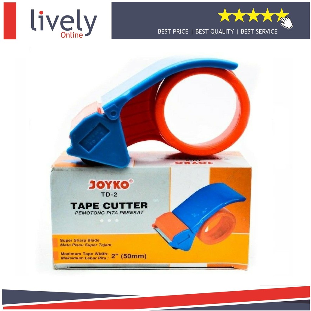 Tape Dispenser Joyko TD-2 Tape Cutter Lakban 2 Inch