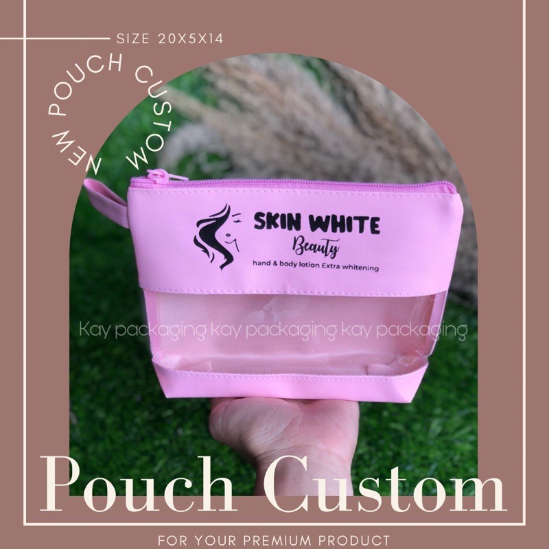 POUCH KOSMETIK / DOMPET SKINCARE / POUCH SKINCARE / POUCH CUSTOM