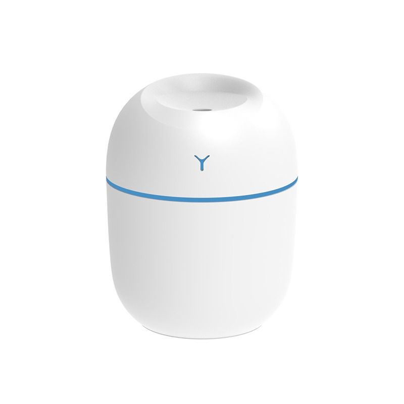 Diffuser Mini Humidifier USB Small Sprayer Air Purifier LED Atomizer Semprotan Ruangan-DIFFUSER Y220-PUTIH