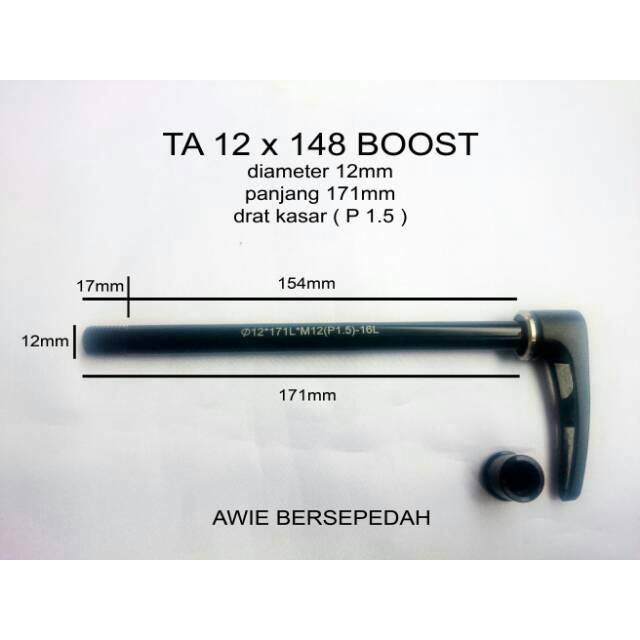 boost thru axle