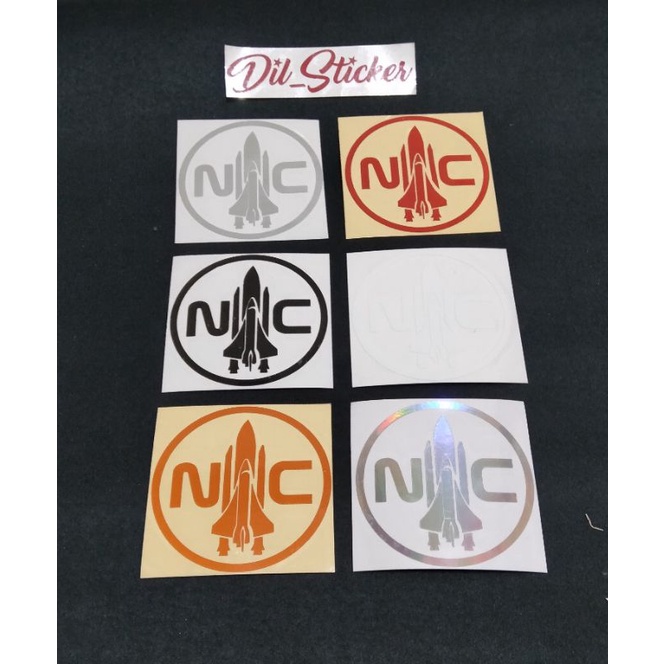 

STICKER NASA CUTTING BULAT