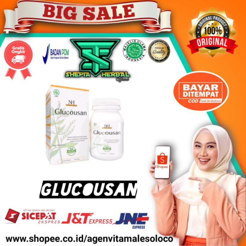 GLUCOUSAN ASLI ORIGINAL OBAT DIABETES AMAN BPOM