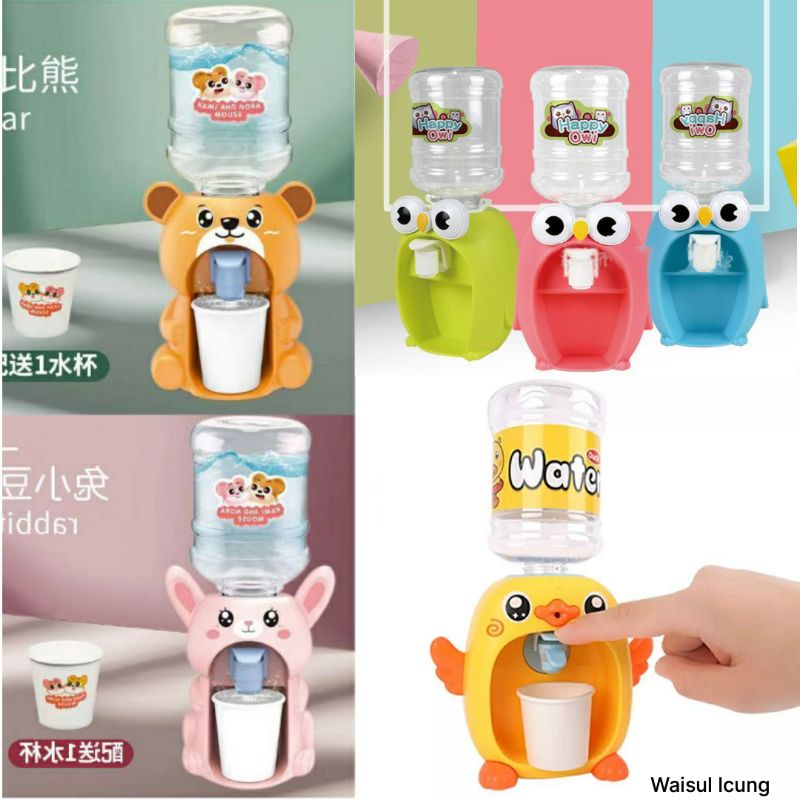 [BONUS] Cute Mini Dispenser anak kecil buat mainan toys Dispenser air Bebek mini for children