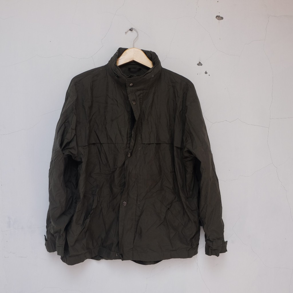 Jaket/Bomber/Jaket Gunung/ Parka Second (Size XL) WARNA ASLI HIJAU