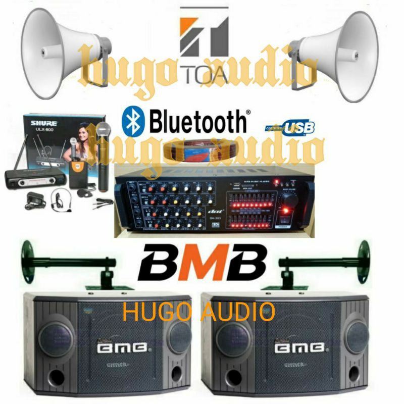 PAKET SOUND SYSTEM MASJID MUSHOLLA CORONG TOA SPEAKER BMB