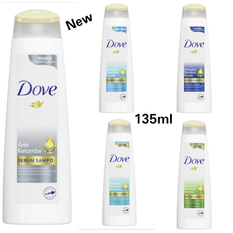 Dove Serum Shampoo Perawatan Rambut Rusak Damaged Hair