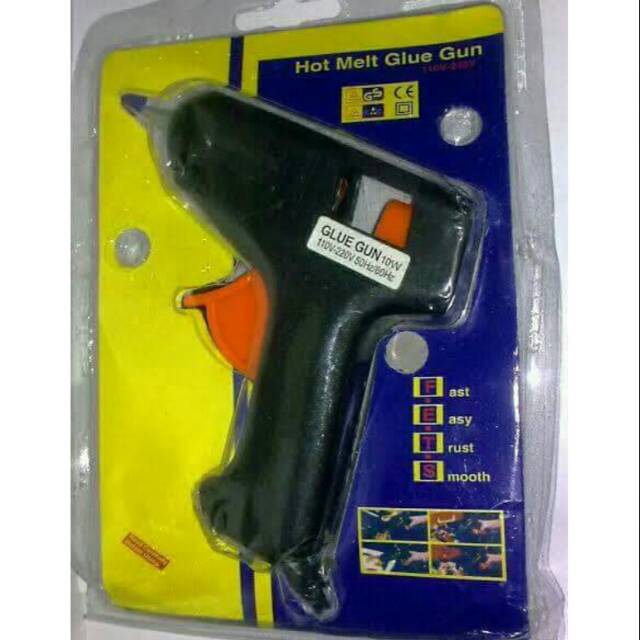 Alat lem tembak/lem lilin ukuran kecil bonus 2lem lilin