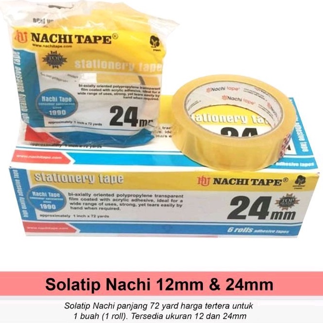 

SOLASI NACHI 1/2" ATAU 1" ISOLASI RICHI NACHI 12MM DAN 24 MM