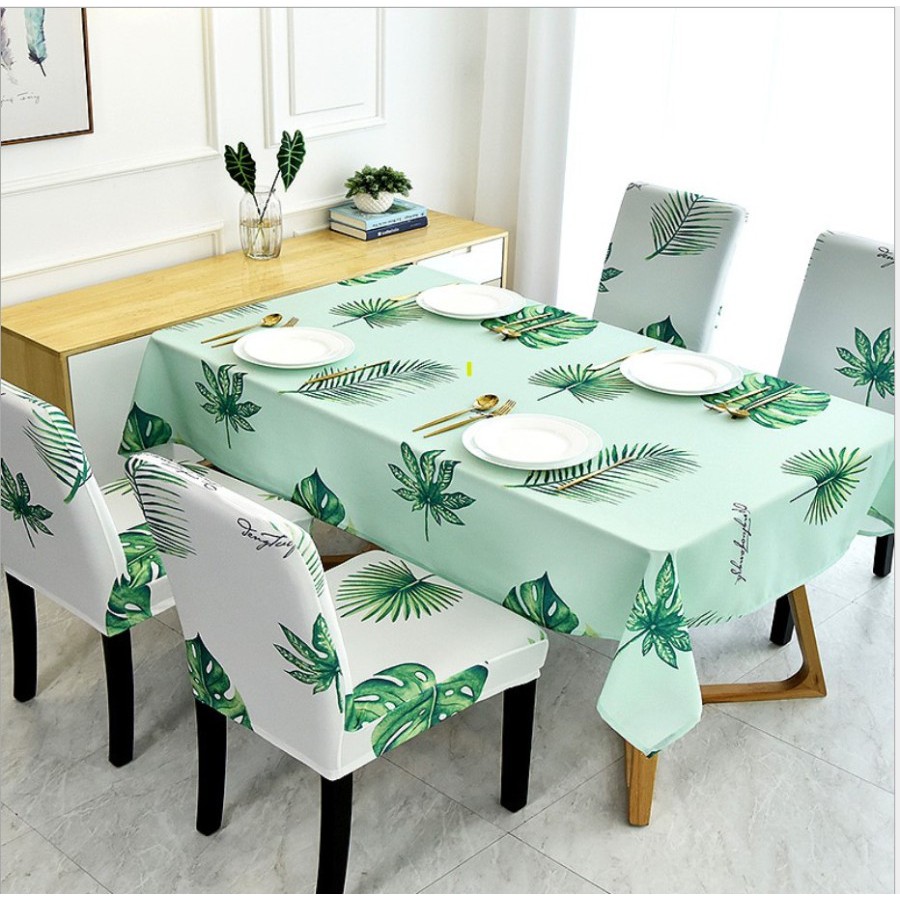 Nordic Waterproof TableCloth Set / Taplak Meja Anti Air Anti Panas / Berkualitas / Dekorasi