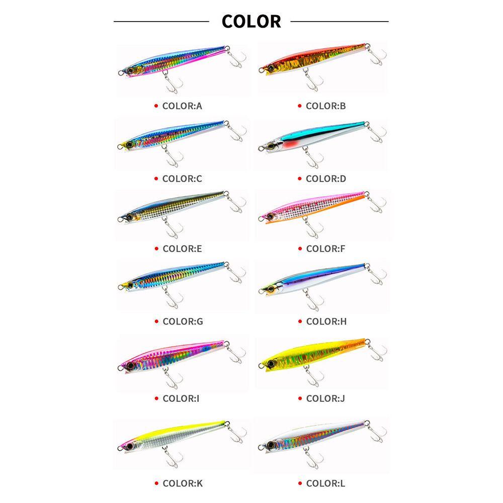 Nanas Tenggelam Pensil Tenggelam Ikan Kecil Umpan 50G/110MM Tackle Bermanfaat Minnow Lures