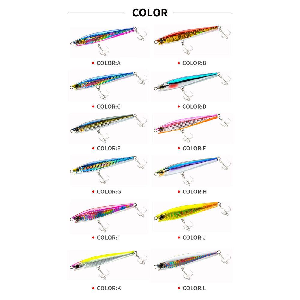 Nanas Tenggelam Pensil Tenggelam Ikan Kecil Umpan 50G/110MM Tackle Bermanfaat Minnow Lures