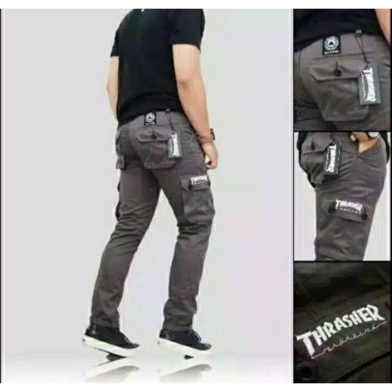 Celana Panjang Cargo Chino Cino Casual Formal