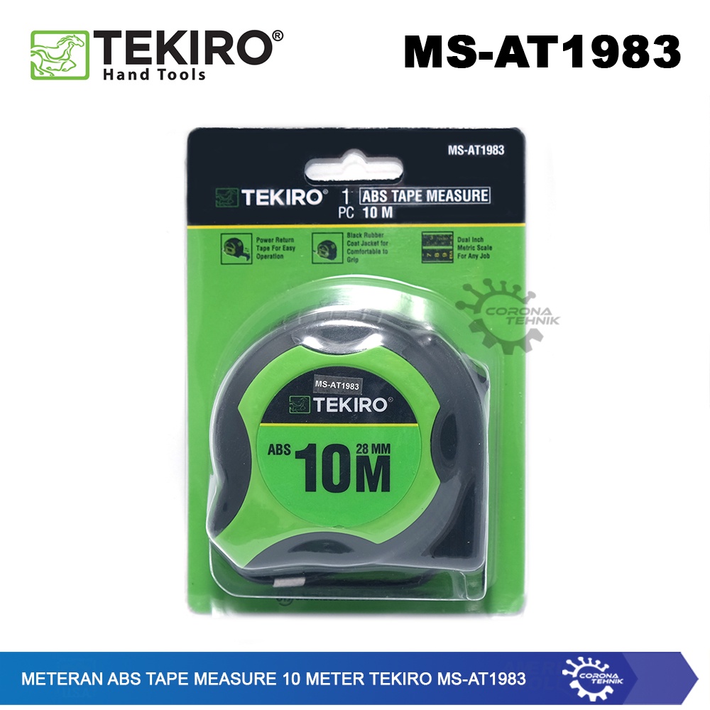 Tekiro - Meteran ABS Tape Measure 10 Meter -  MS-AT1983