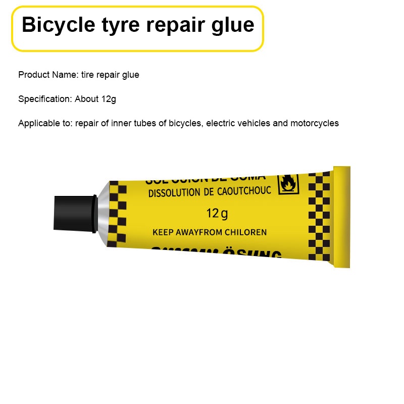 ღ 20Ml Portable Sepeda Ban Perbaikan Lem Ban Dalam Tusukan Kuat Ikatan Dingin Perbaikan Lem Tahan Air Tahan Air perbaikan Ban Sepeda Aksesoris