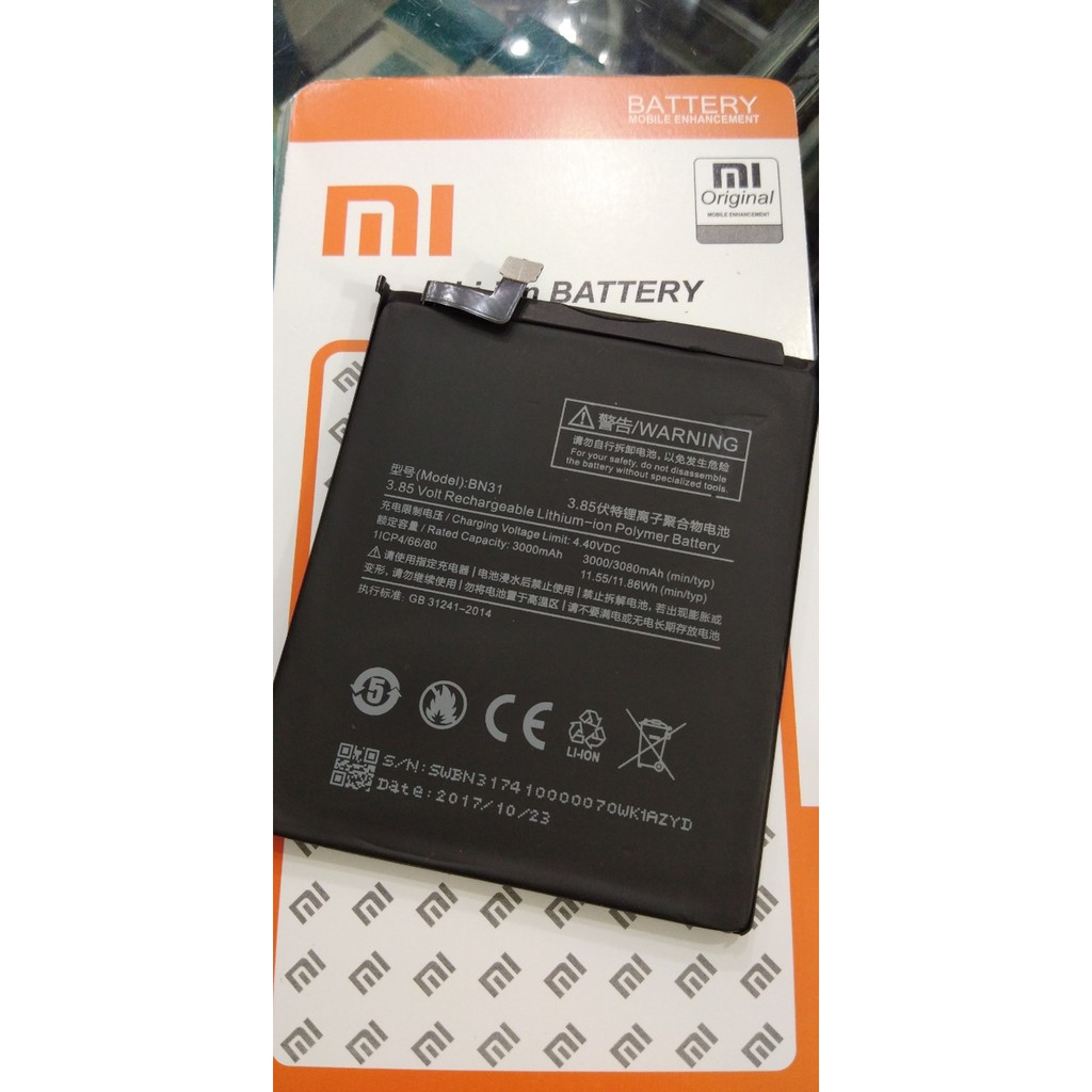 Lucu Original Baterai Batre Batrai Baterei Xiaomi Redmi Note5a