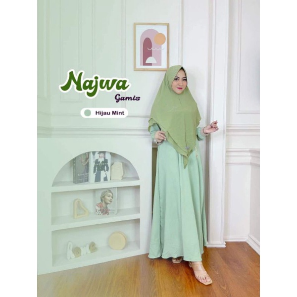 najwa gamis by ayu sandra