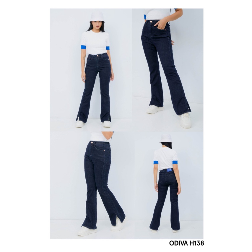 ODIVA Cutbray Jeans Panjang H138