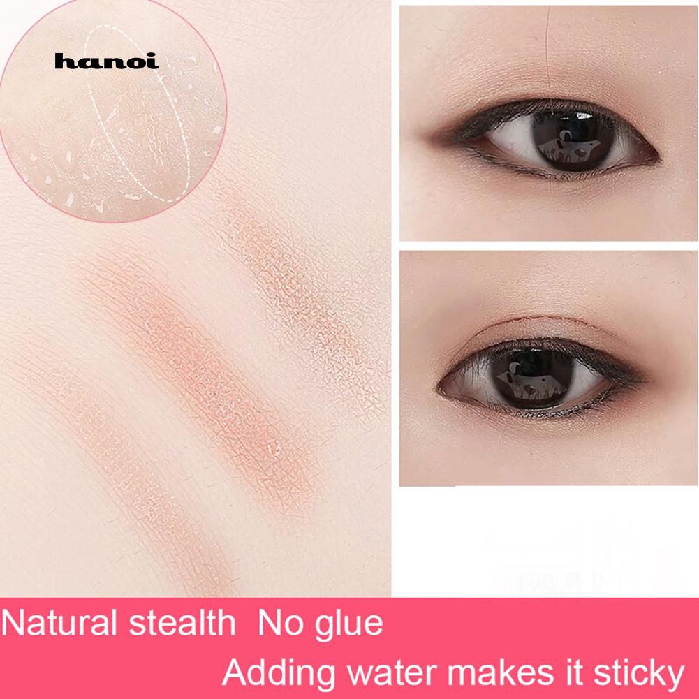 HN❤5Sheets Invisible Double Eyelid Tape Adhesive Sticker with Tweezers Spray Bottle