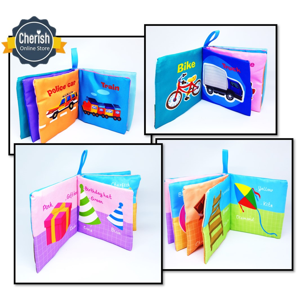 Buku Bayi Soft Book Bunyi | Baby Cloth Book Clothbook - Ukuran Kecil