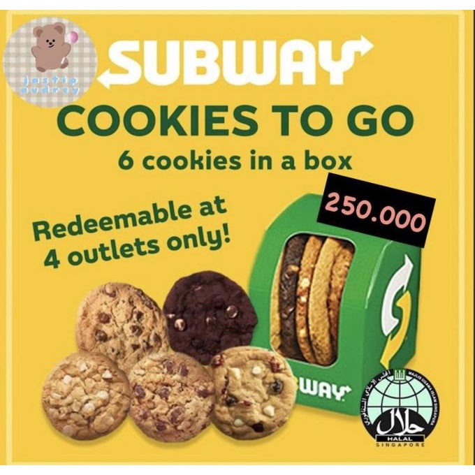 

SUBWAY COOKIES/KUE KERING XCD521XS