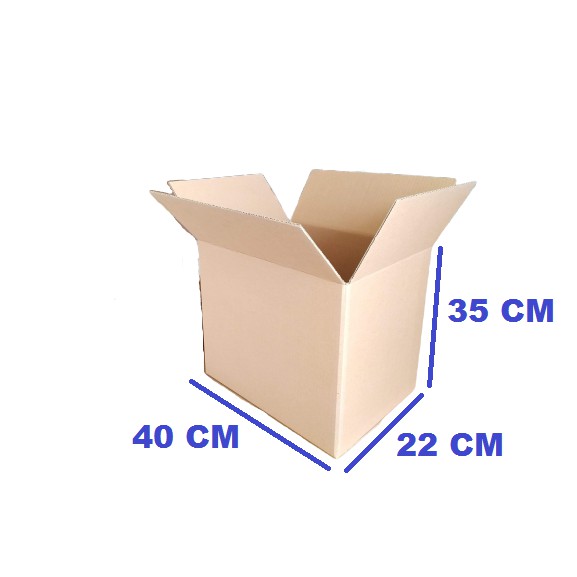 

Karton box 40*22*35 CM Carton Box Kardus Polos SINGLE WALL