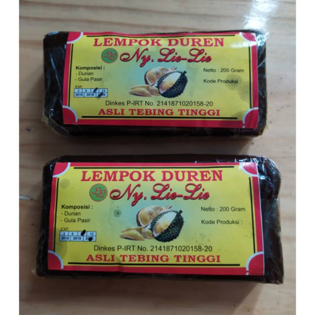 

Lempok durian nyonya lie lie