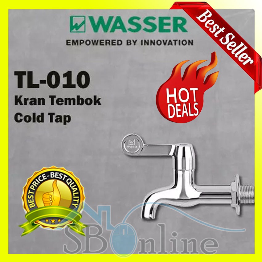 Wasser TL-010 Kran Cuci Piring Dinding Dapur Cold Tap