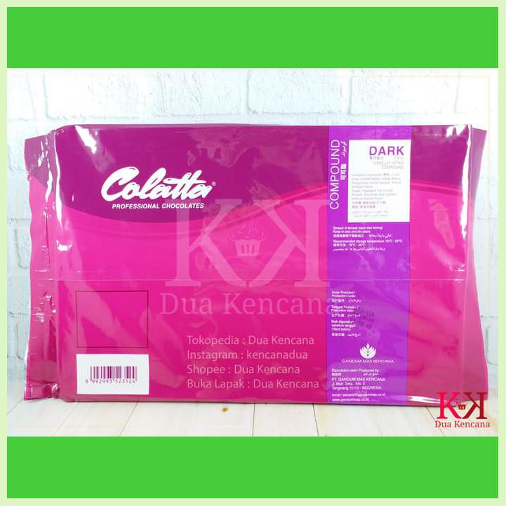 

COLATTA DARK COMPOUND 1 KG COKLAT HITAM COMPOUND CHOCOLATE COLLATA