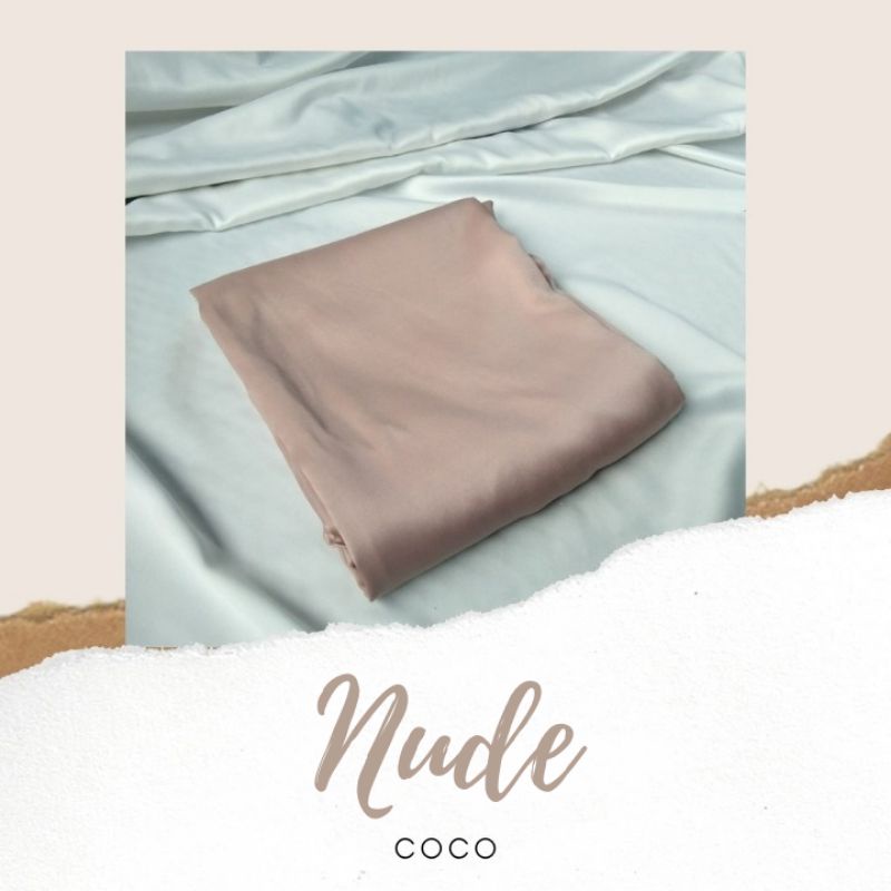 Satin Wrap Skirt | Pareo Skirt | Rok Lilit Satin-Nude (maxmara)