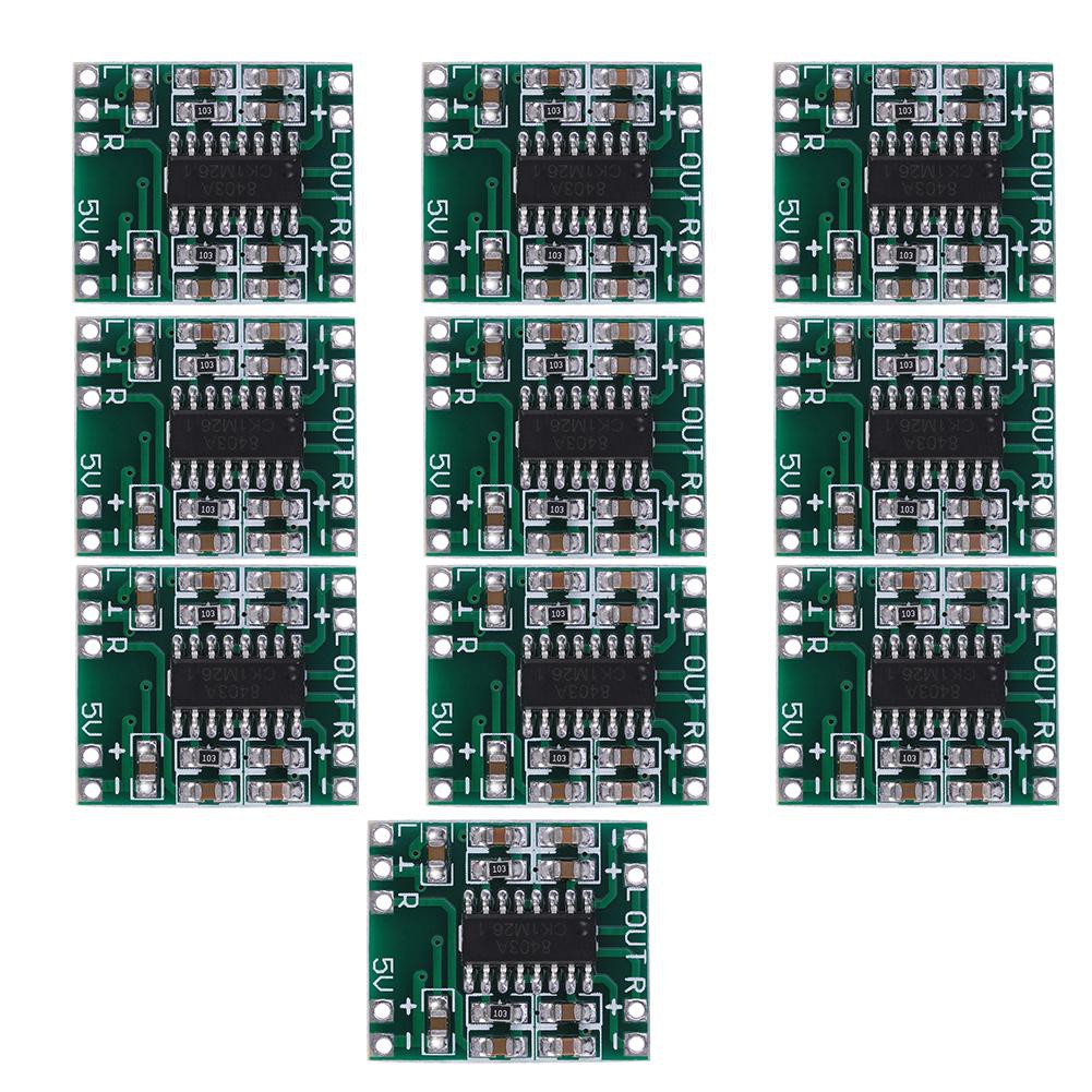 MOJITO 5/10pcs PAM8403 Mini Digital Amplifier Boards 2x3W Power Amplifier Modules