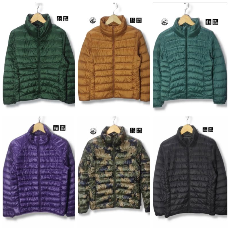 Uniqlo Ultra Light Down Jacket bulang bulu angsa unisex Pria dan Wanita