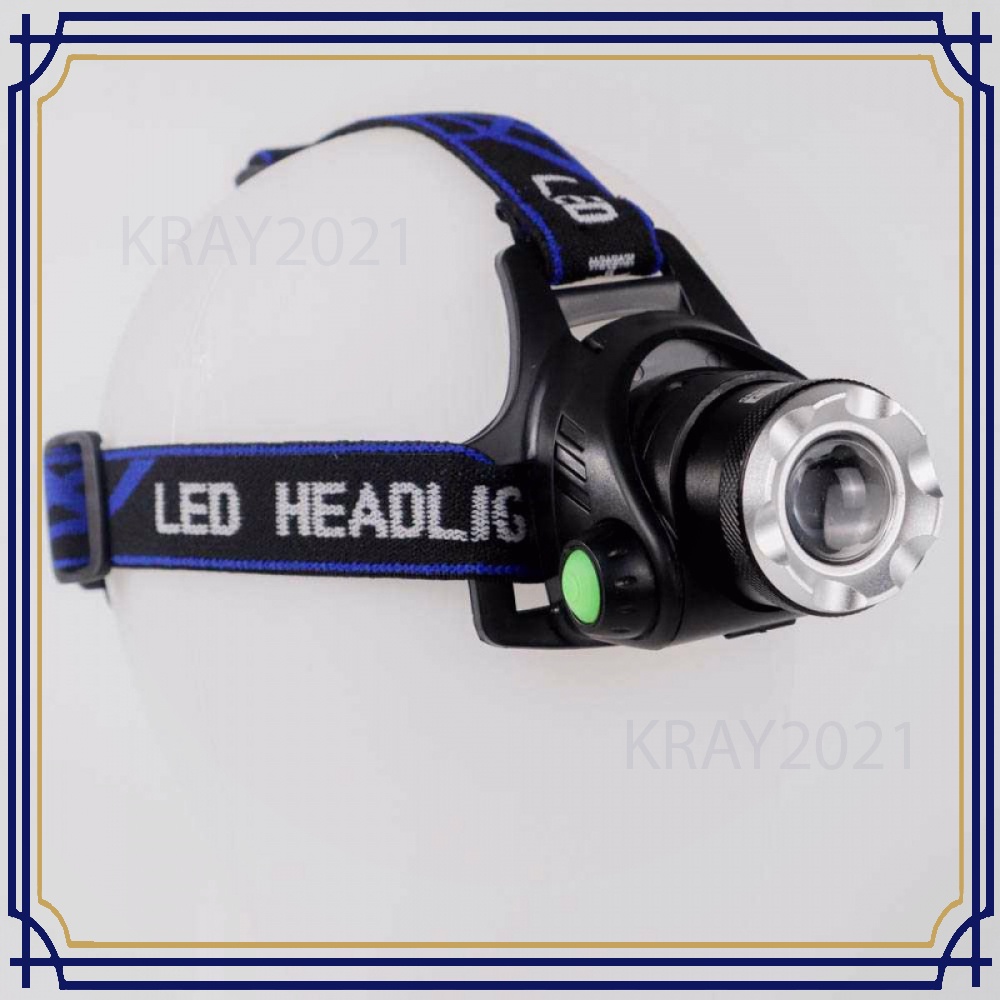 TaffLED High Power Headlamp LED Cree XML T6 + Charger - 568D