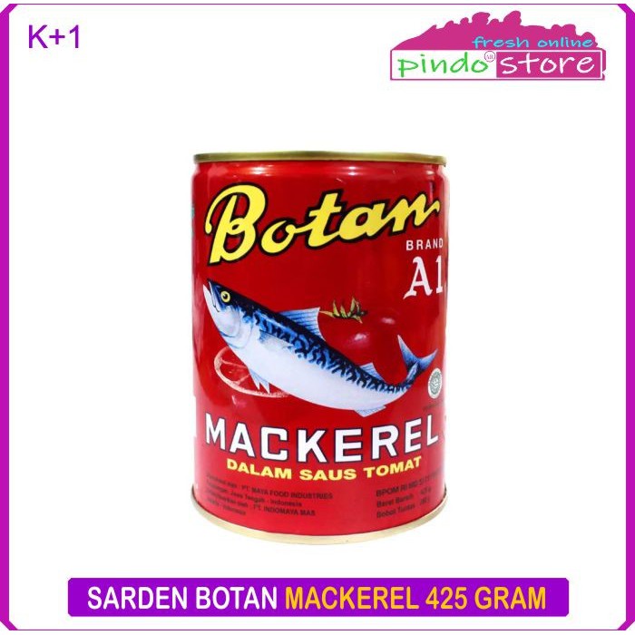 

SARDEN BOTAN MACKEREL BESAR 425 GRAM