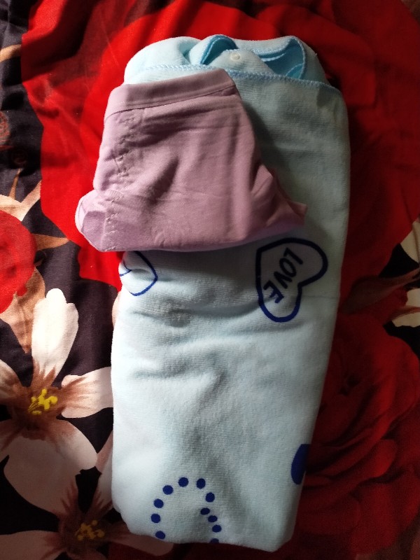 Unisex Microfiber Wearable Towel / Baju Handuk Multifungsi Bermotif