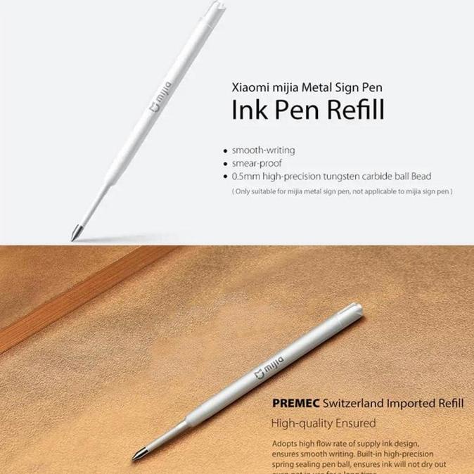 

FREE ONGKIR 100% Original Xiaomi Mijia Metal Sign Pen Refill