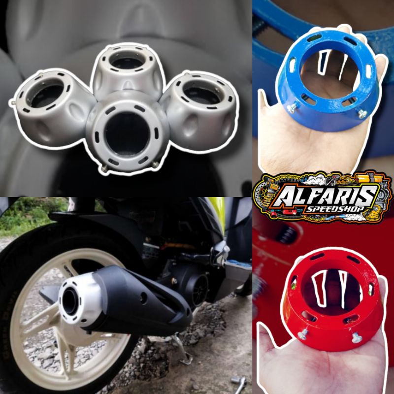 ENDMUFLER ENDCUP UJUNG KNALPOT VARIO END MUFLER END MUFFLER ENDMUFFLER VARIO 125