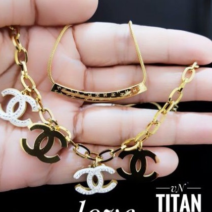 Titanium kalung Gelang p455