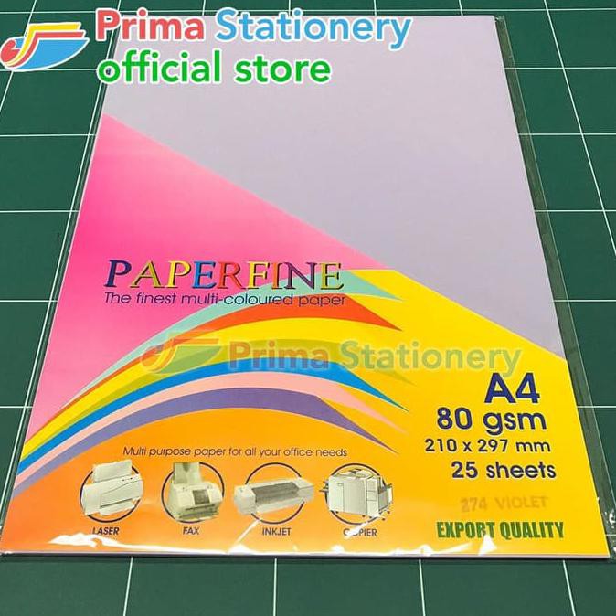 

Kertas HVS Warna Paperfine Violet