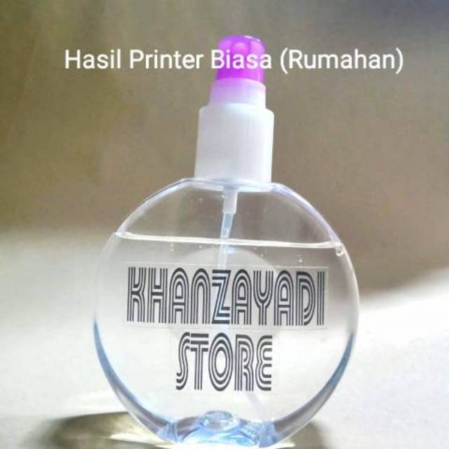 

mh Kertas Stiker Sticker Transparan Transparant A4 (Glossy) Bisa Di Print Inkjet Hh Quality