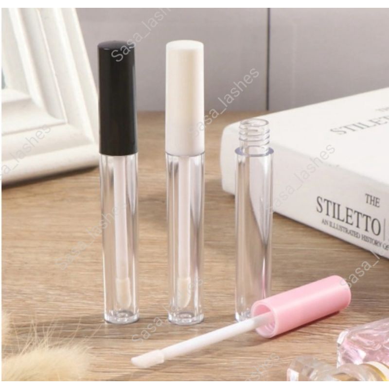 Botol Lip Gloss Kosong/Lip Gloss Tube/Botol Lipstick 4ML+Plug