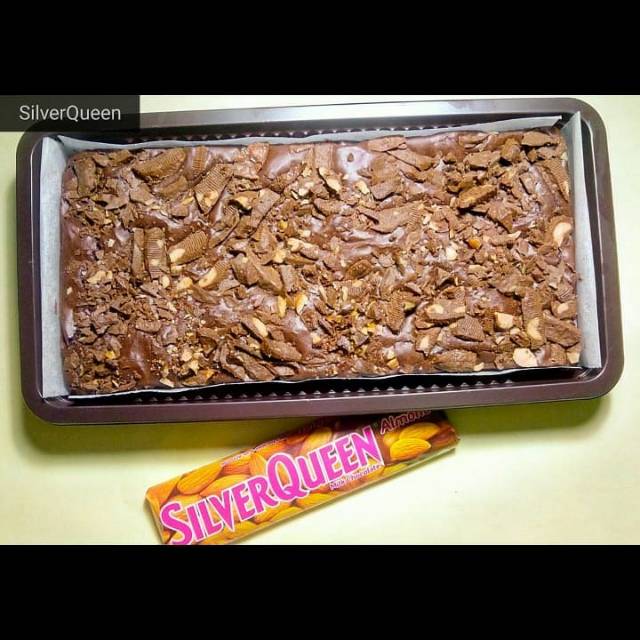

Brownies topping silverqueen