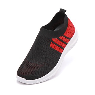  Sepatu  Pria Gabino  Chibale Hitam Merah G2BC9008 Shopee 