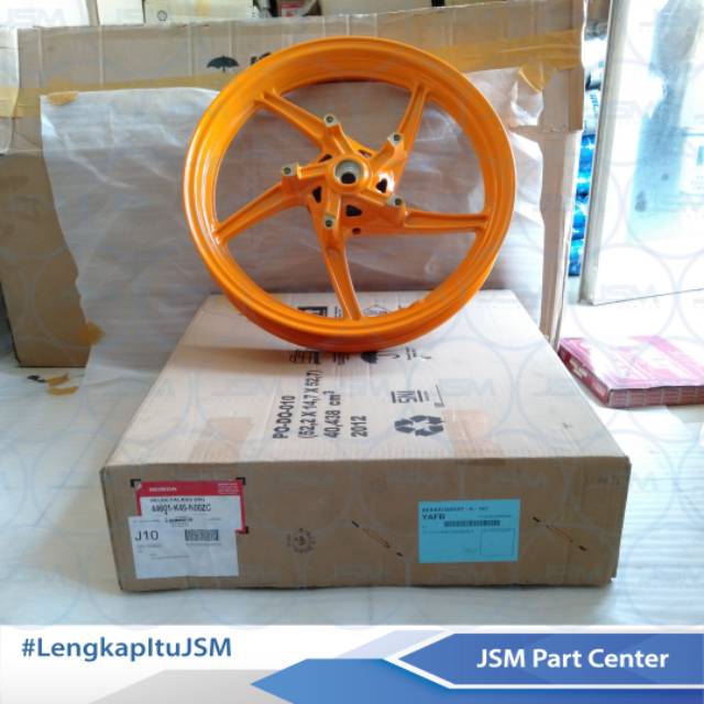 VELG DEPAN CBR150 NEW VELG RACING CBR150 DEPAN 44601-K45-N00ZC FRONT WHEEL VELG HONDA CBR150 DEPAN