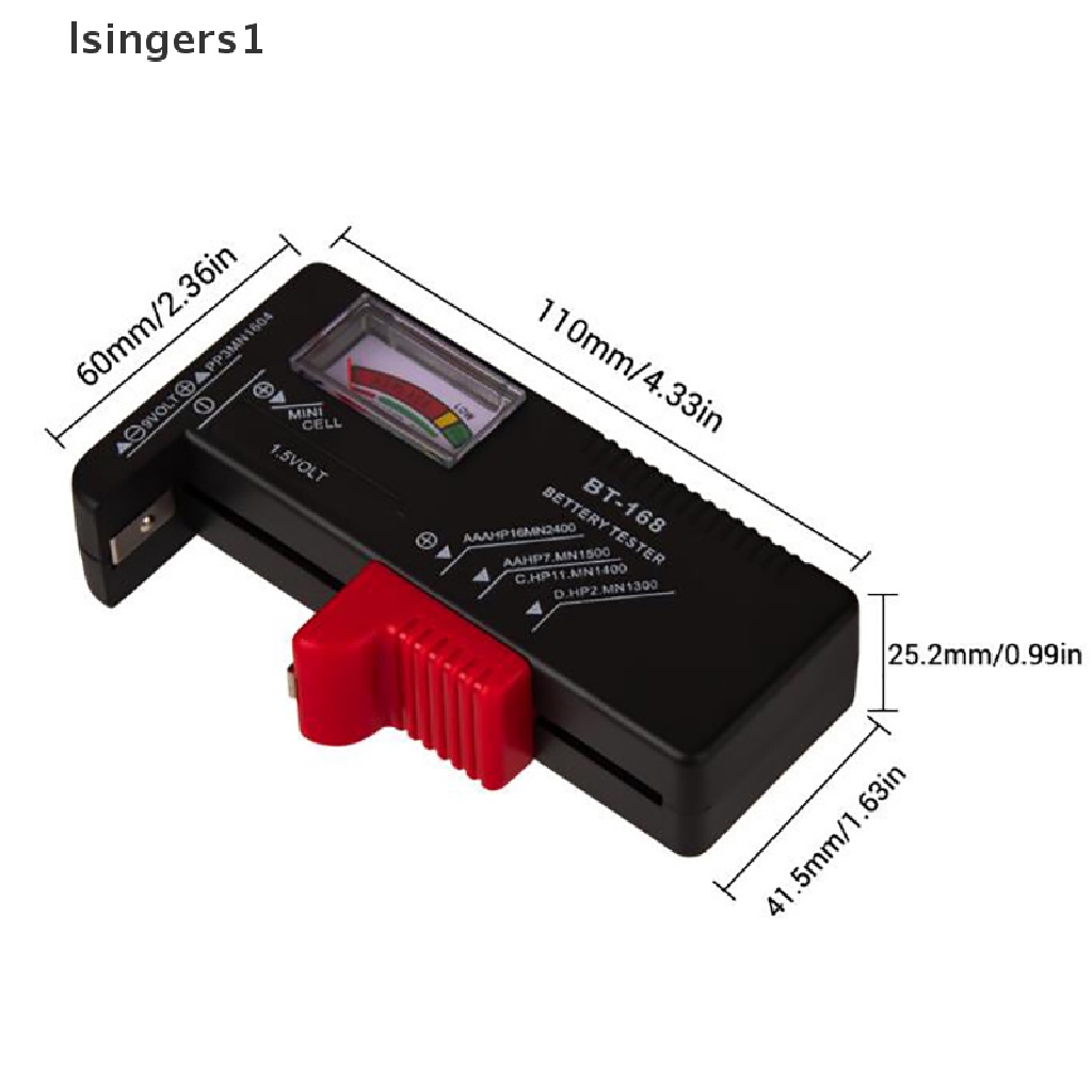 (lsingers1) Alat Tester Kapasitas Baterai Digital Smart Power Indikator