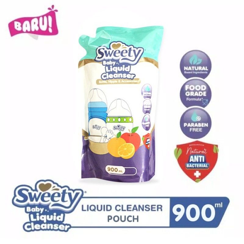 Sweety Baby Liquid Cleanser Bottle- Sweety Sabun Cuci Botol Bayi dan Perlengkapan Bayi 900ml