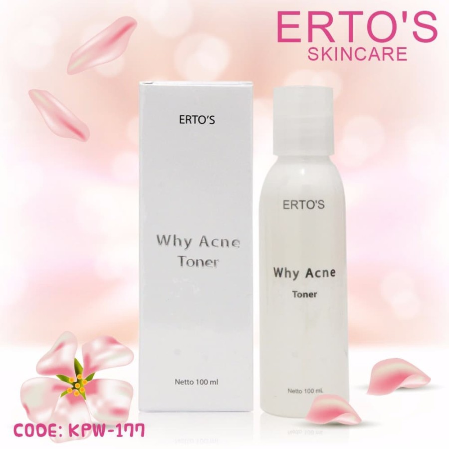 ERTOS WHY ACNE TONER - ERTO'S ACNE TONER JERAWAT ORIGINAL