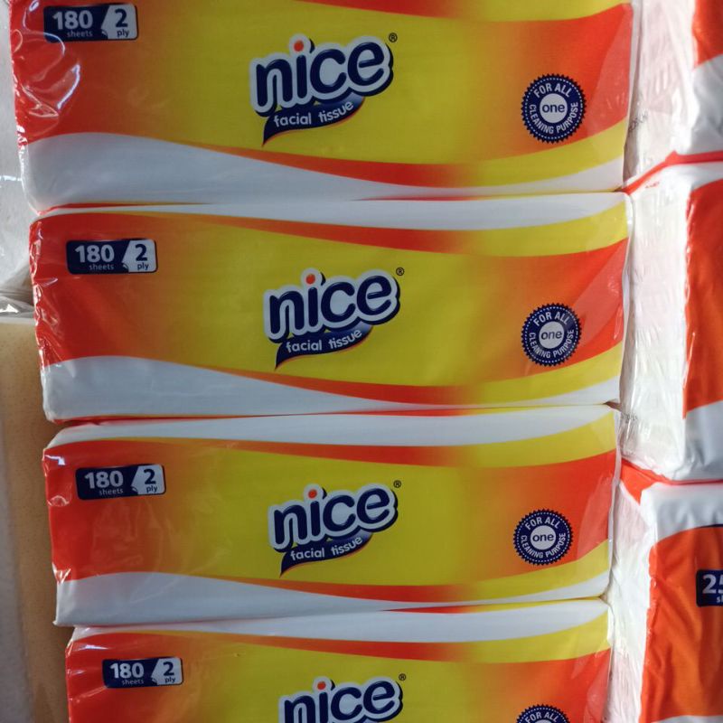 Tissue Nice /nice facial tissue 180 sheet 2 ply