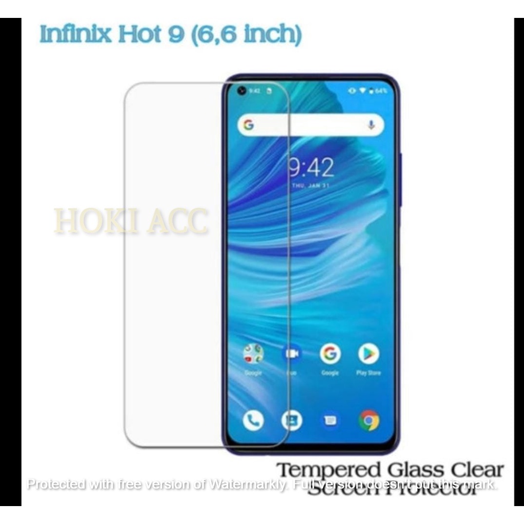 Tempered Glass Bening Infinix Hot 9
