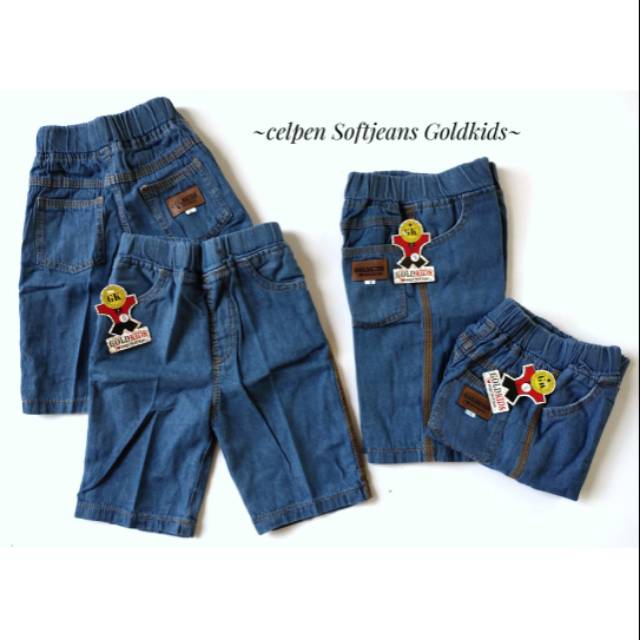 SALE JEANS PENDEK Anak 1-10 TAHUN GOLDKIDS